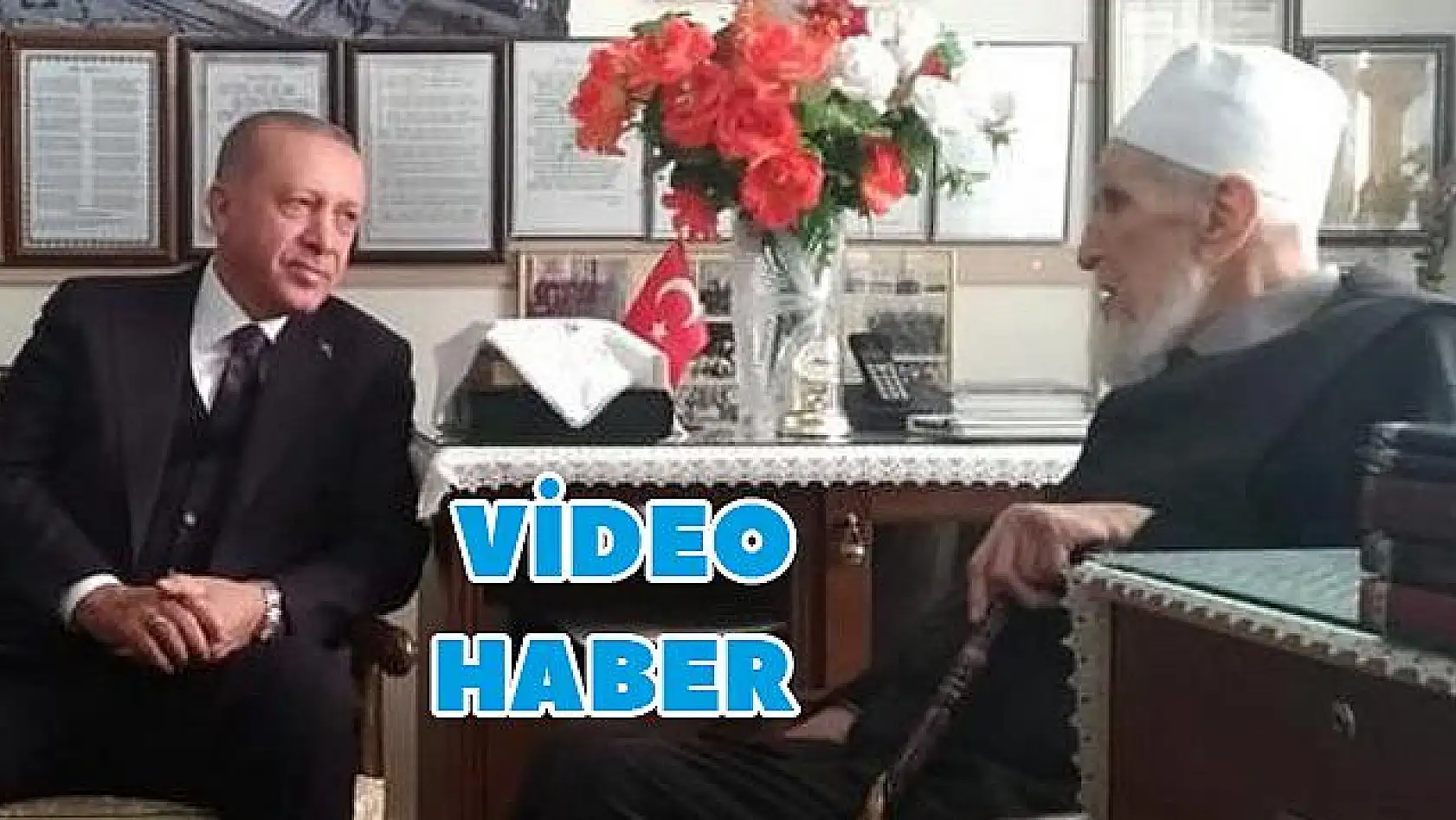Cumhurbaşkanı Erdoğan, Hafız Abdullah Nazırlı'yı ziyaret etti