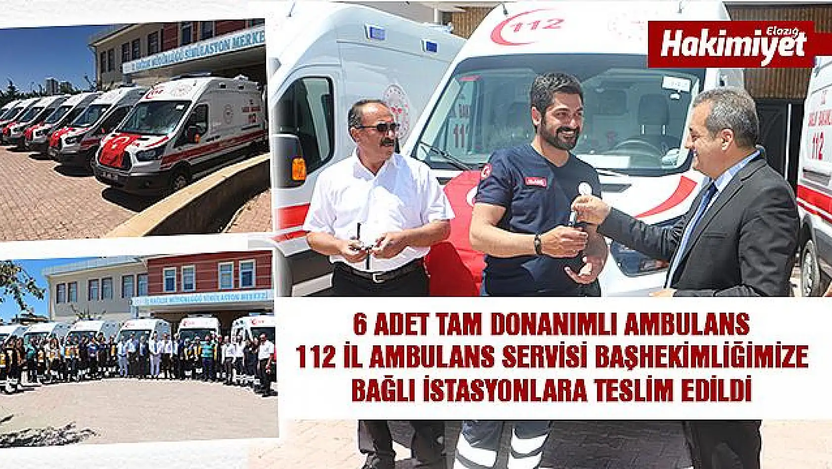 112 Acil Servis Tam Donanımlı 6 Yeni Ambulans İle Hizmete Devam Edecek