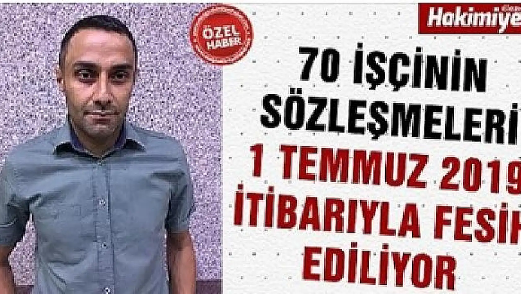 Elazığ'da 70 şirket personelinin  sözleşmeleri fesih ediliyor