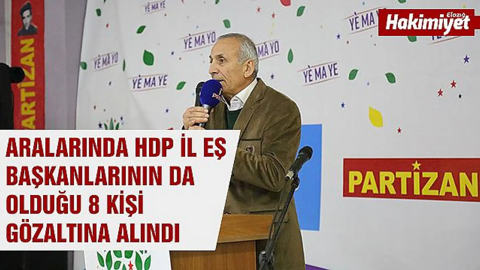 Tunceli'de HDP il eş başkanları ile 6 kişi gözaltına alındı