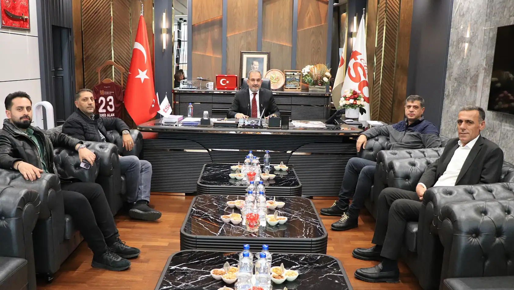 27'nci Dönem Tunceli Milletvekili Polat Şaroğlu'ndan  Başkan Alan'a Ziyaret