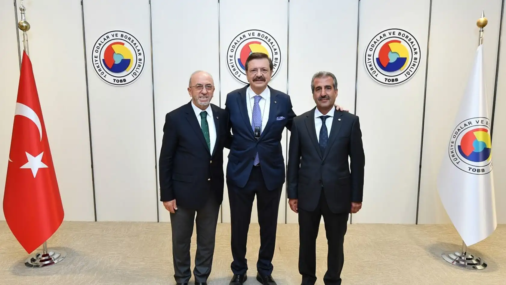 Başkan Dumandağ, TOBB Başkanı Hisarcıklıoğlu'nu Ziyaret Etti