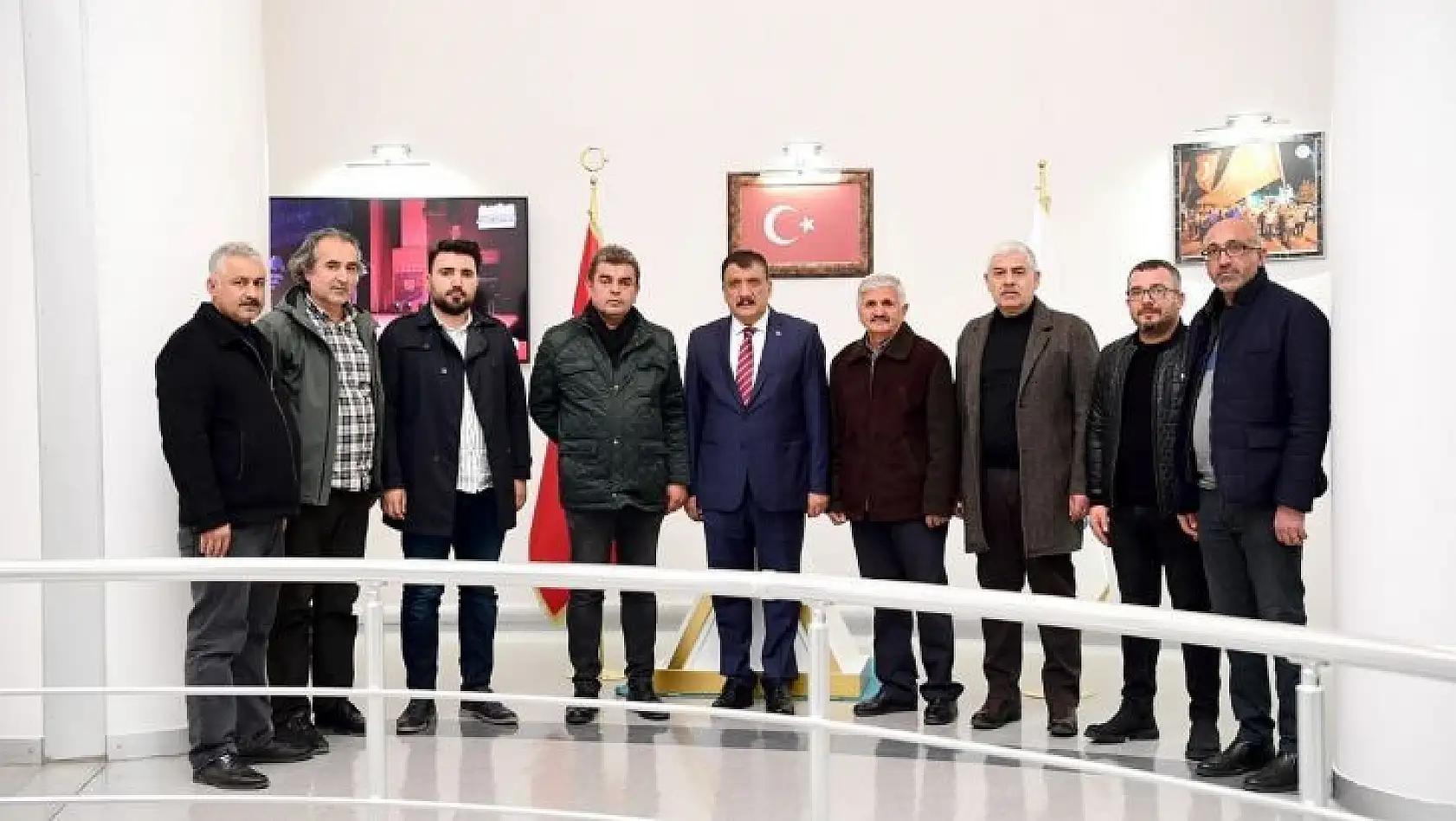 Başkan Gürkan, Ağaç Sanatkârları Odası Yönetim Kurulu Üyelerini kabul etti