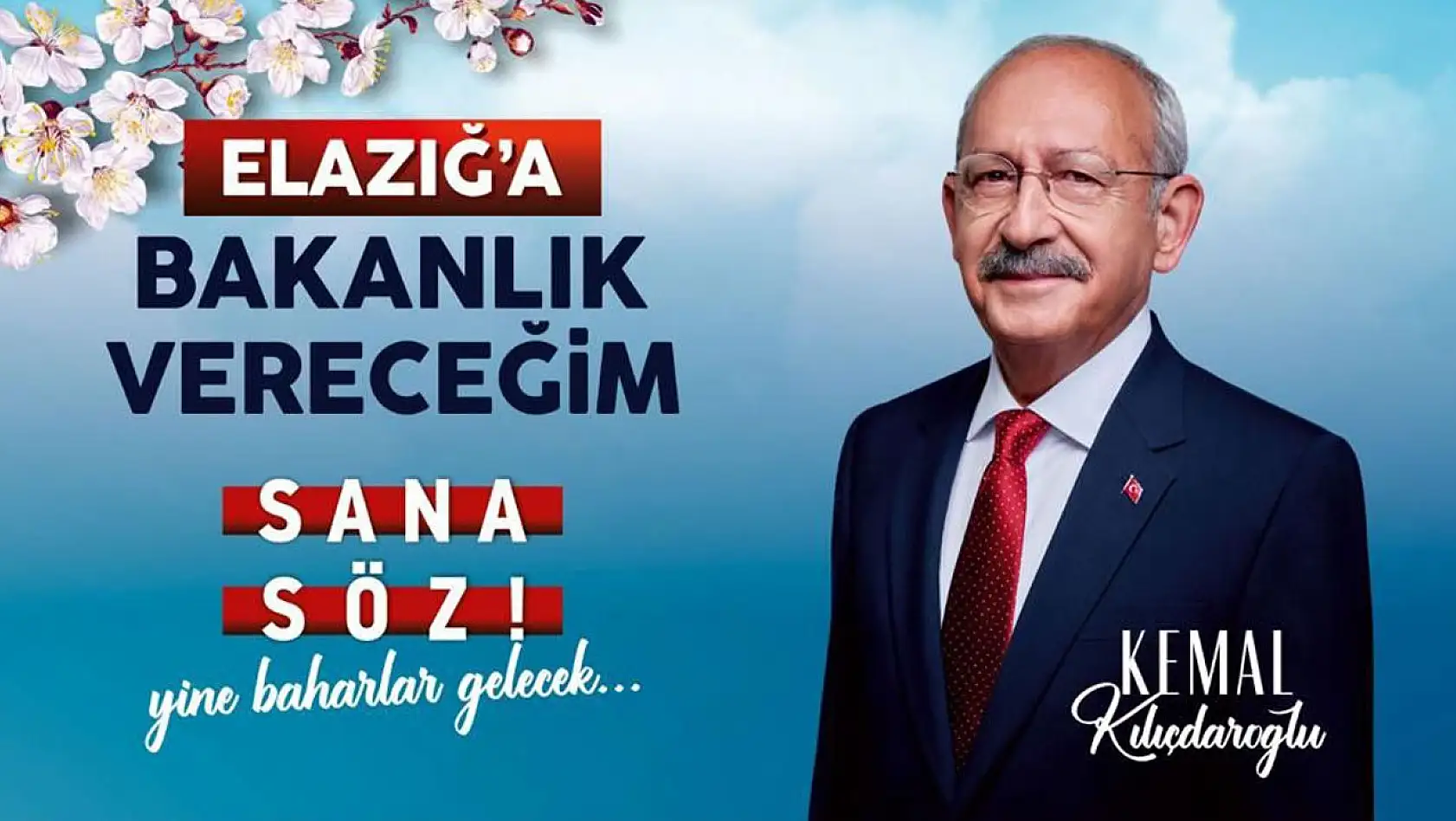 CHP Genel Başkanı Kılıçdaroğlu: 'Elazığ'a Bakanlık vereceğim'