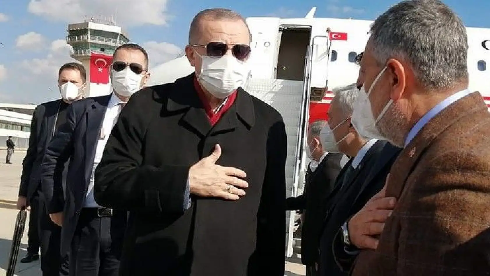 Cumhurbaşkanı Recep Tayyip Erdoğan Elazığ'a geldi