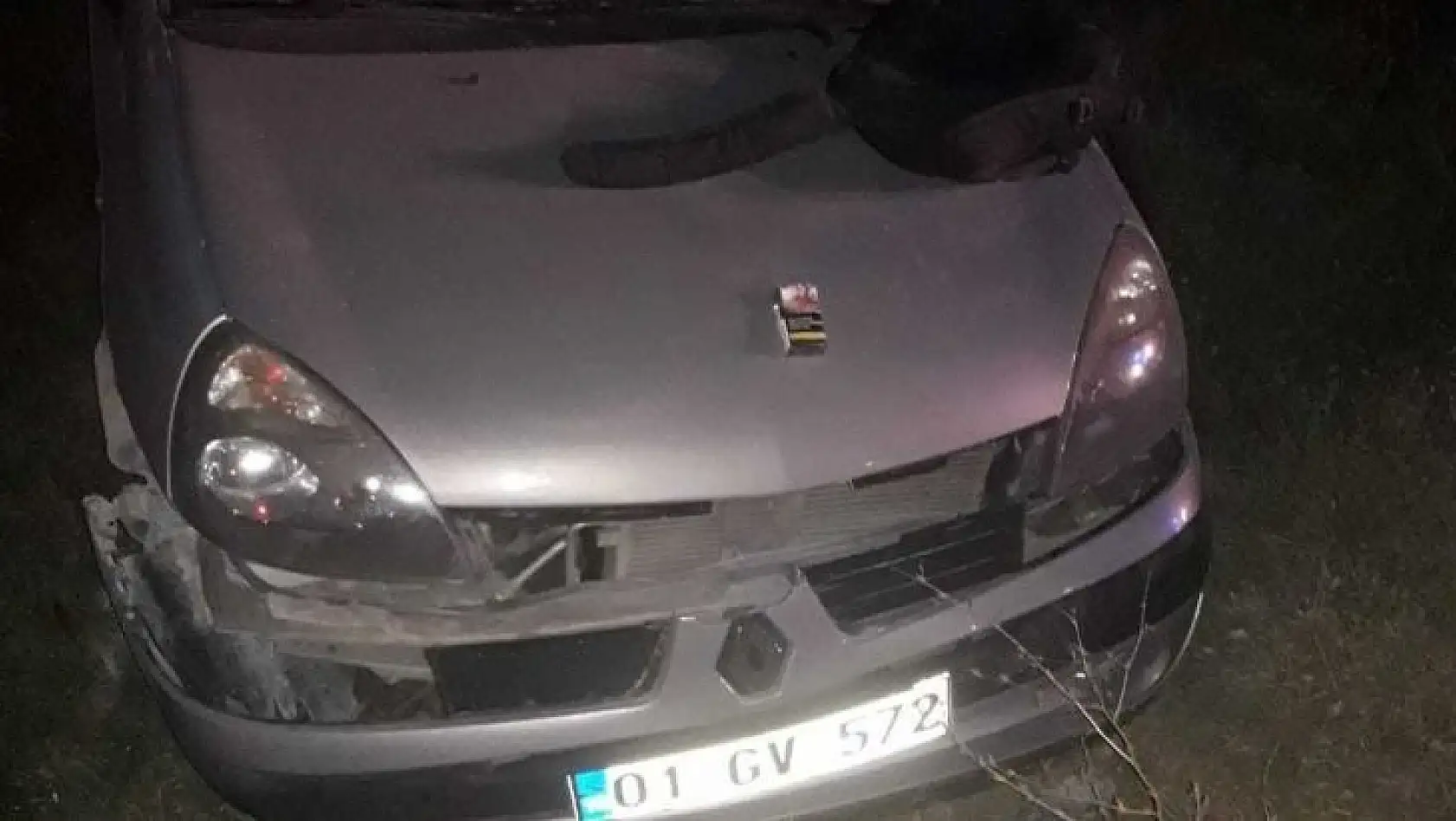 Doğanşehir otomobiller çarpıştı: 1 yaralı