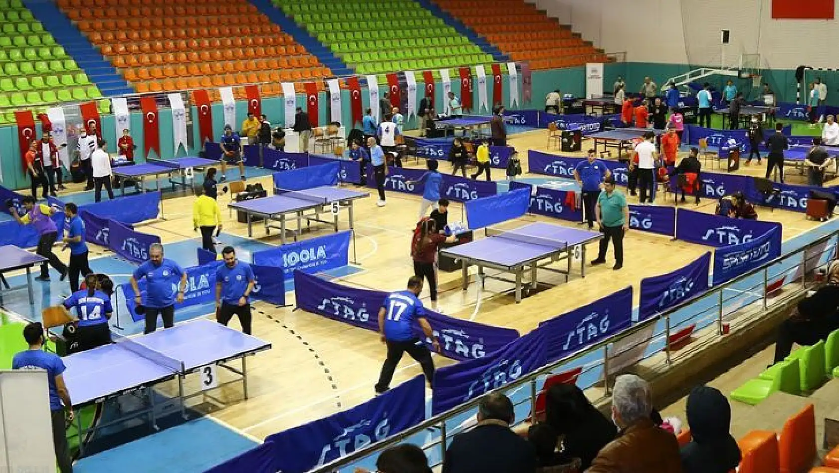 Elazığ Belediyesi Masa Tenisi Turnuvası'nda sona gelindi