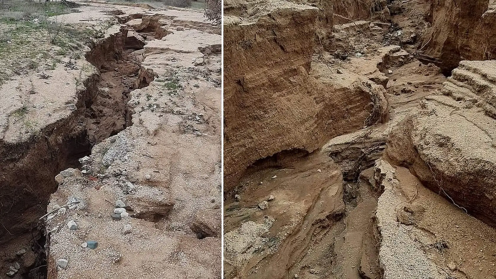 Elazığ'da Aşırı Yağışlar Sonrası Hayrete Düşüren Görüntüler
