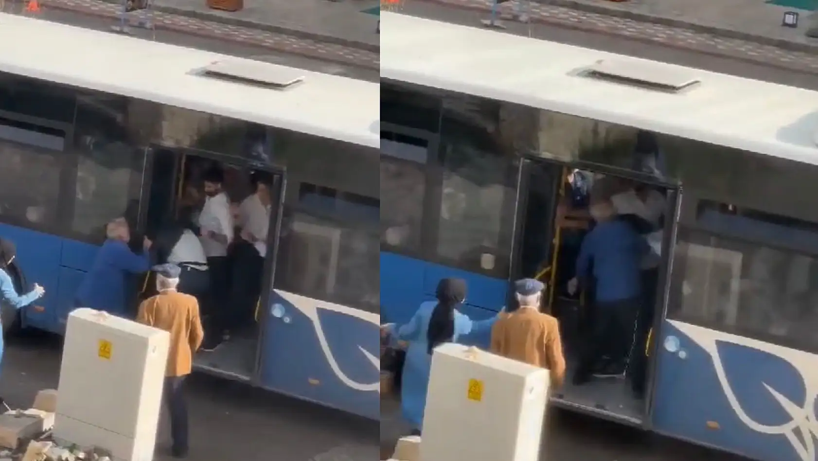 Elazığ'da Otobüste Kavgaya Tutuştular