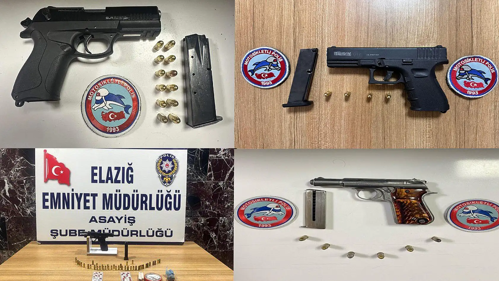 Elazığ'da Ruhsatsız Silah Ve Uyuşturucu Madde Ele Geçirildi