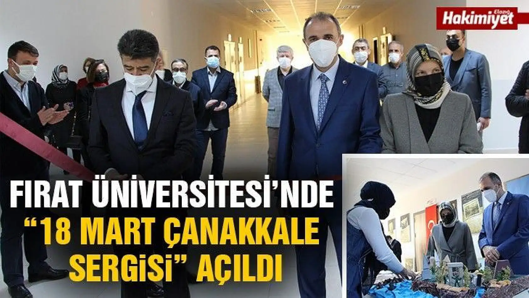 Fırat Üniversitesi'nde '18 Mart Çanakkale Sergisi' Açıldı