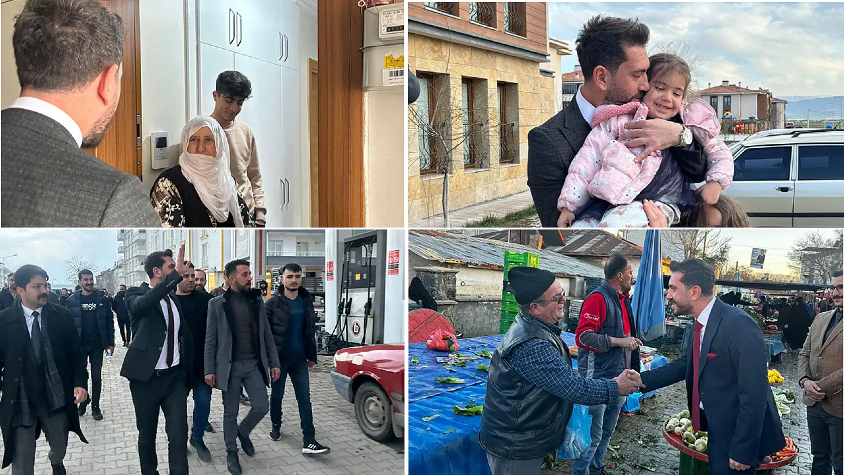 MHP Yazıkonak Belediye Başkan Adayı, Murathan Koktaş Mahalleleri Karış Karış Geziyor