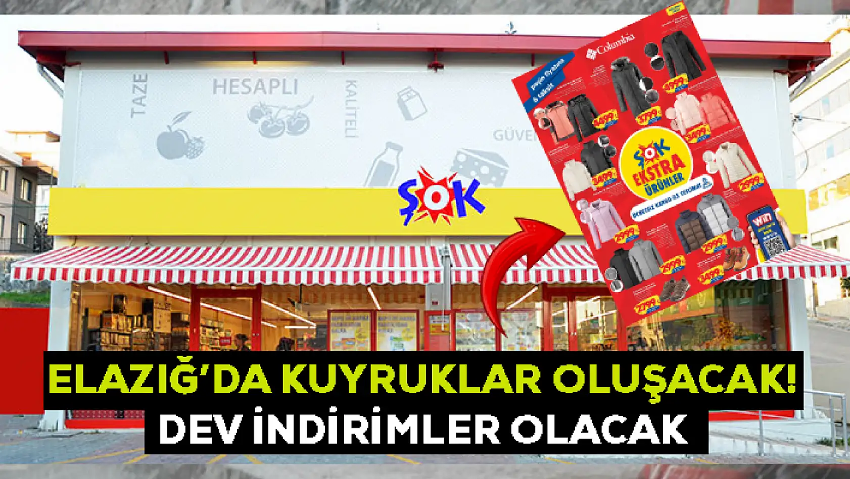 ŞOK Marketleri Elazığ'da dev indirimler başlattı: Fiyatları görenler 2'şer tane almak isteyecek