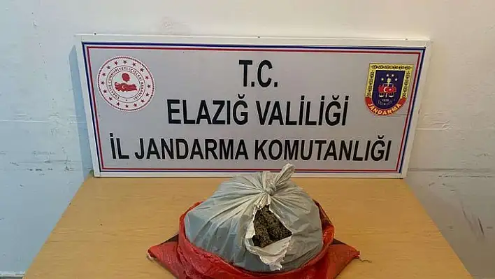 Elazığ'da 1,5 kilo esrar ele geçirildi: 2 gözaltı