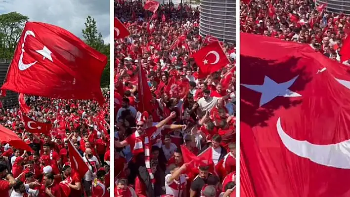 Heyecan dorukta! Türkiye-Portekiz maçı öncesi Dortmund'da yer gök kırmızı beyaz