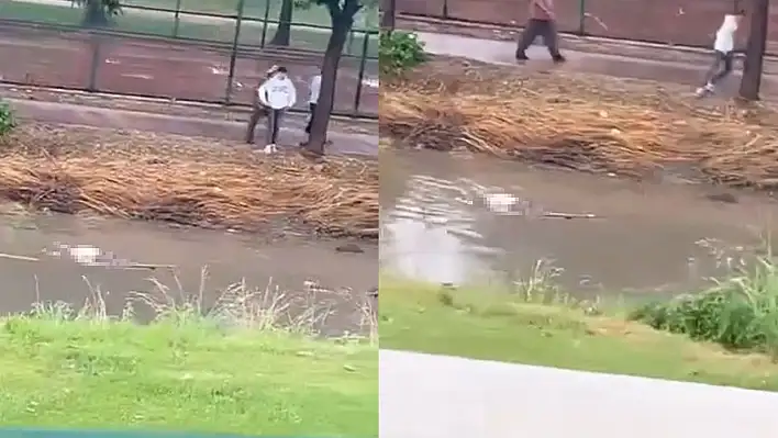 Yağmur Sularının Yükselttiği Derede Erkek Cesedi Bulundu