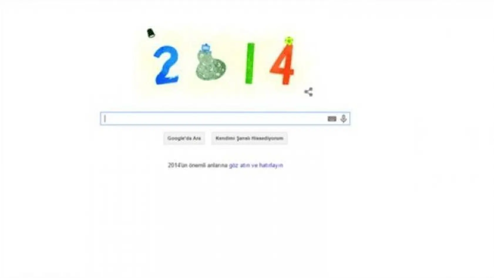 Yeni Yıl Google  Doodle'ı