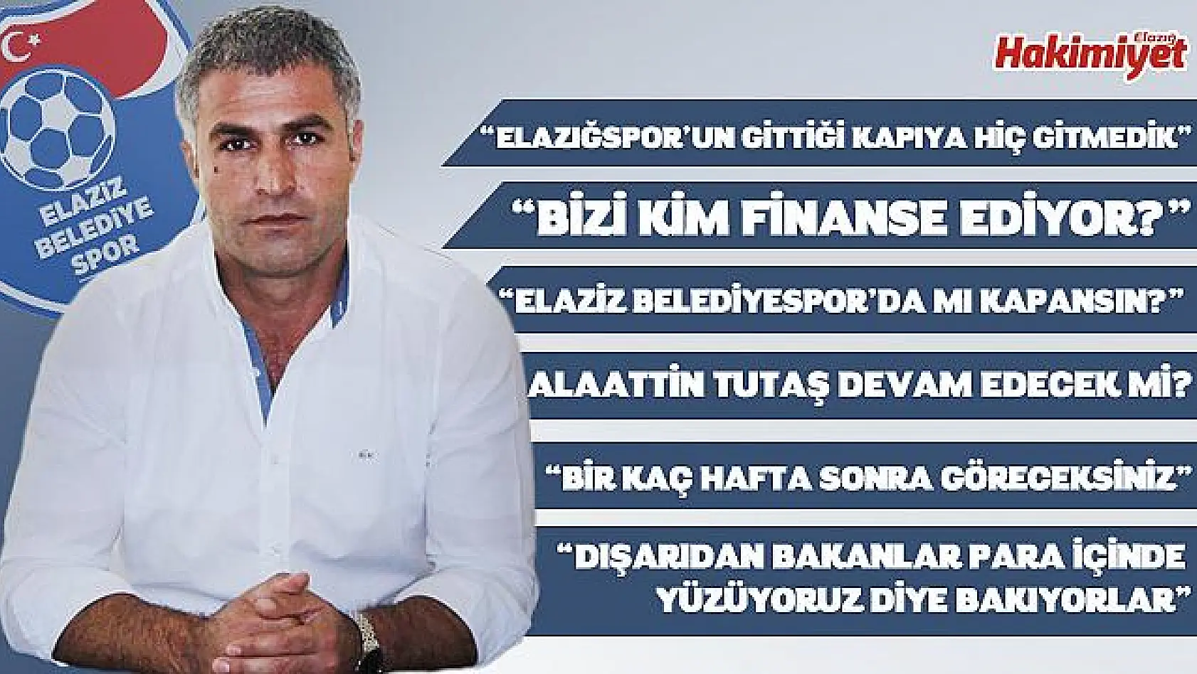 'Kimse Elaziz Belediyespor üzerinden oyun oynayamaz!'