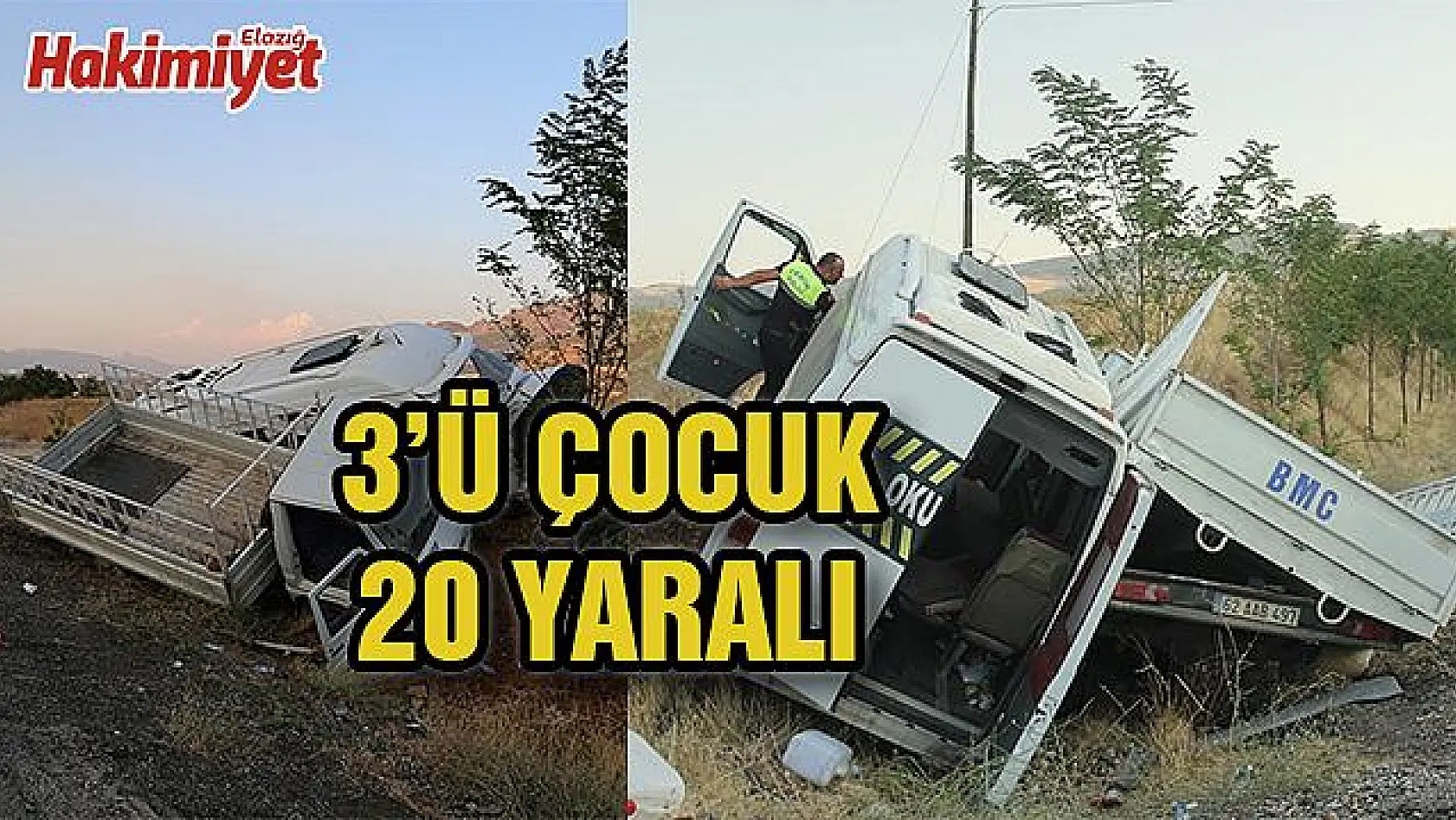Tunceli-Elazığ karayolunda trafik kazası