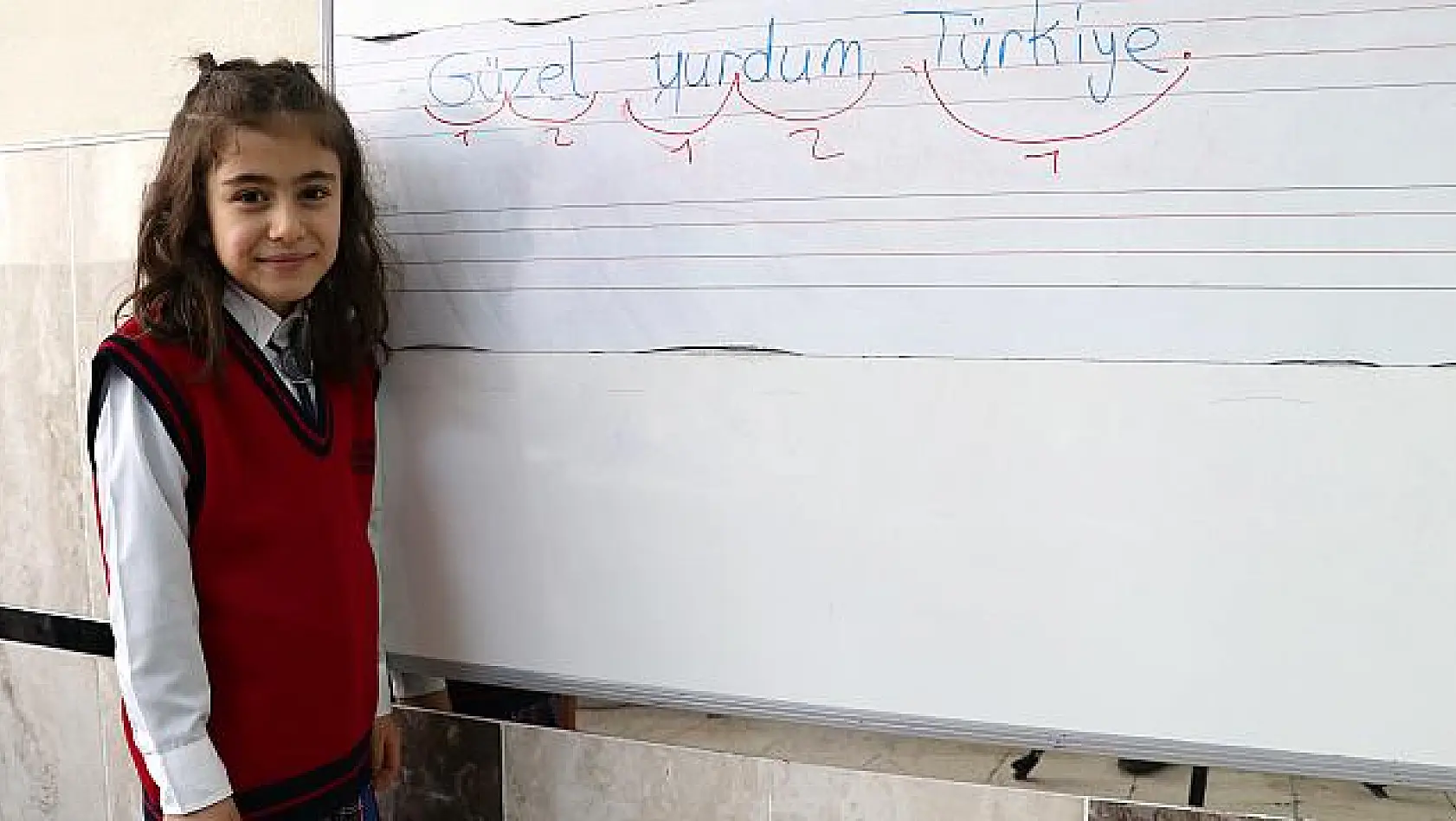 Elazığlı öğrencinin 'Türkiye' hassasiyeti