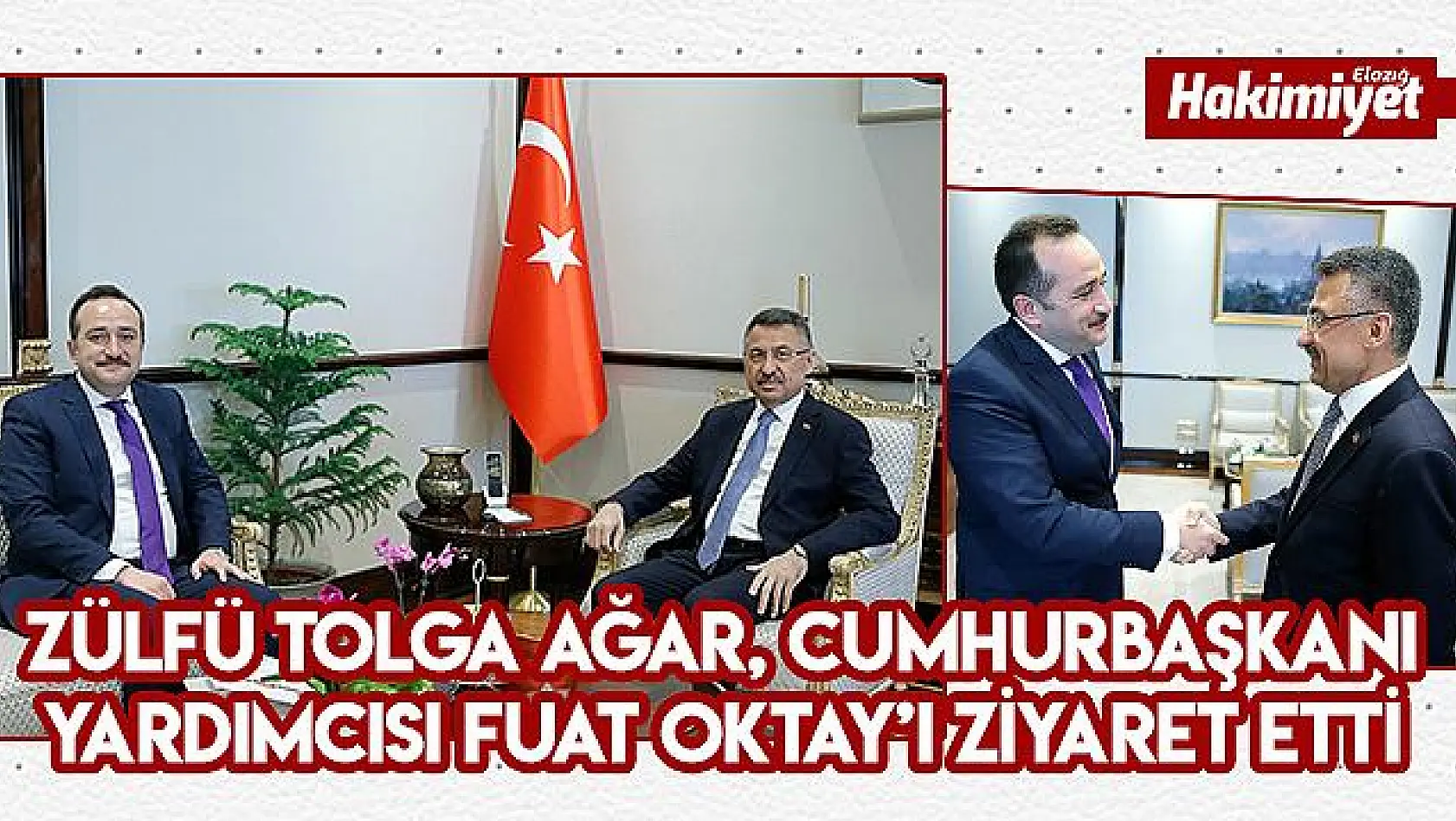 Milletvekili Ağar'dan Cumhurbaşkanı Yardımcısı Fuat Oktay'a Ziyaret