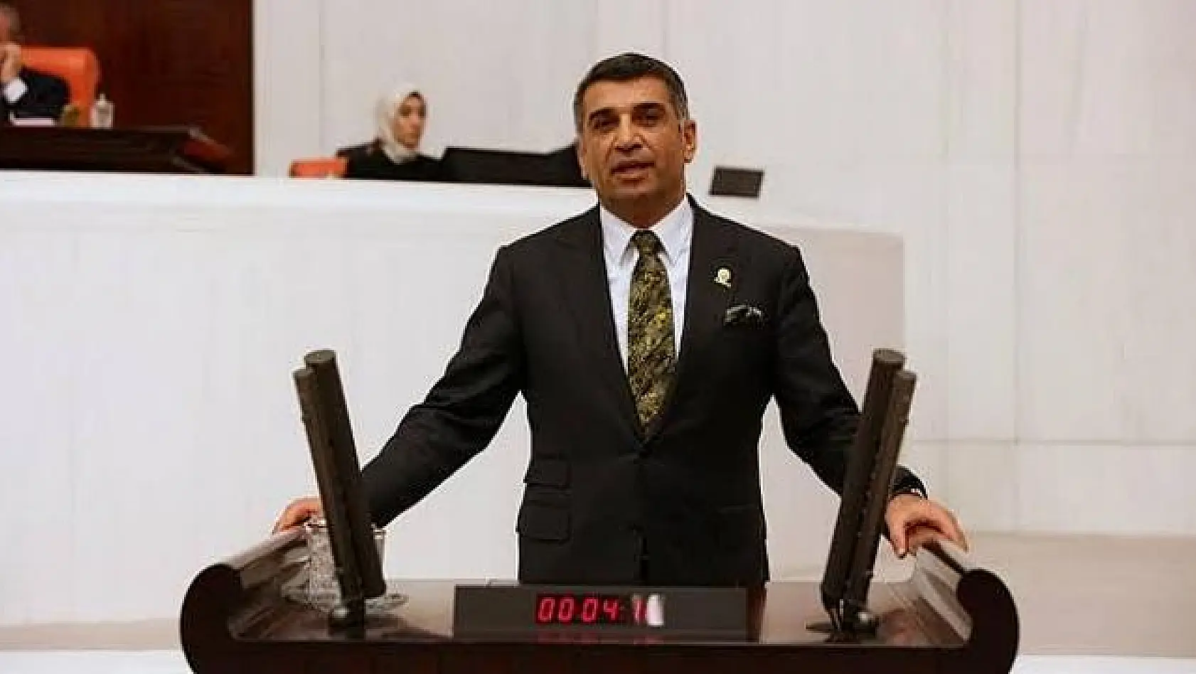Milletvekili Erol,Meclis kürsüsünde konuştu 