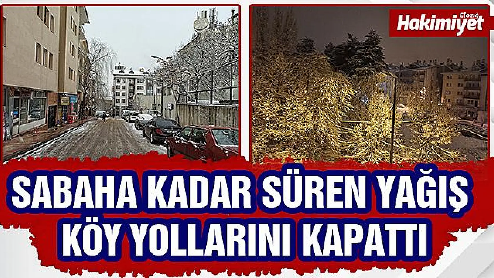 Tunceli'de kar 184 köy yolunu ulaşıma kapattı