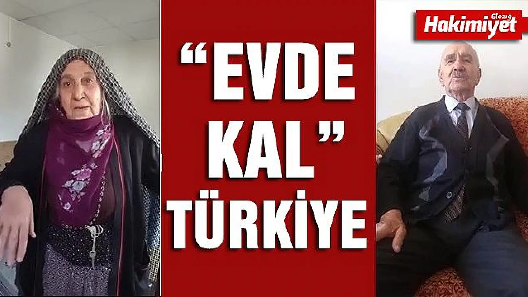 Elazığlı yaşlılardan 'Evimdeyim Türkiye' klibi