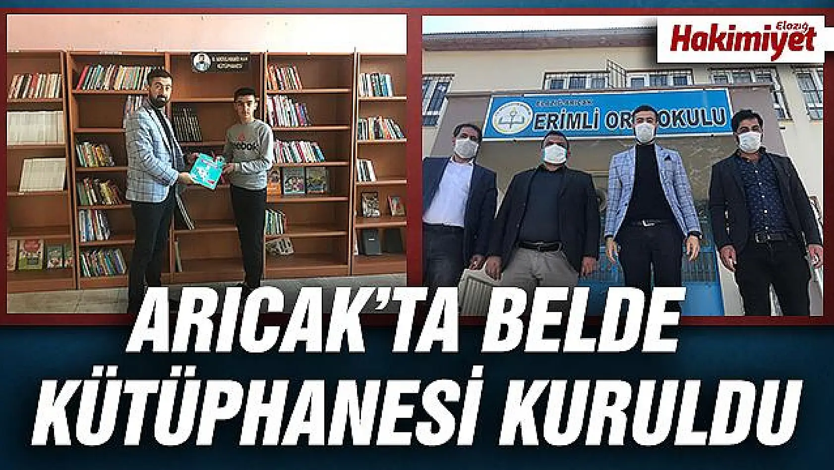 Arıcak- Erimli Ortaokulunda II. Abdulhamid Han kütüphanesi açıldı