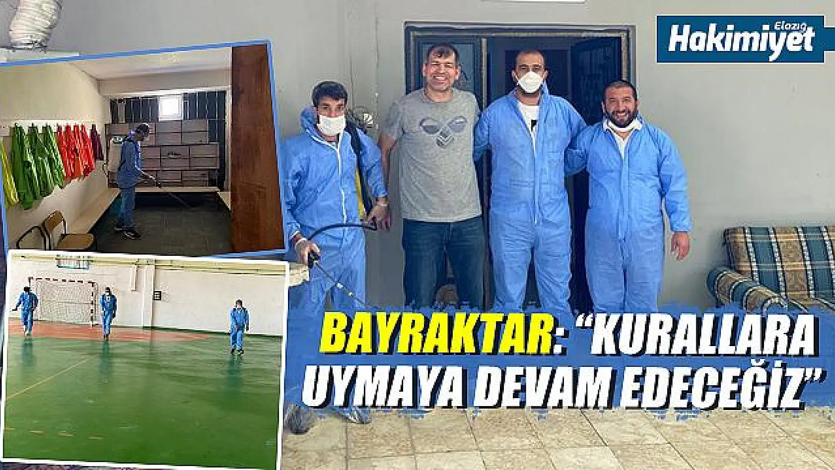 Elazığ SYSK'nın tesisleri dezenfekte edildi
