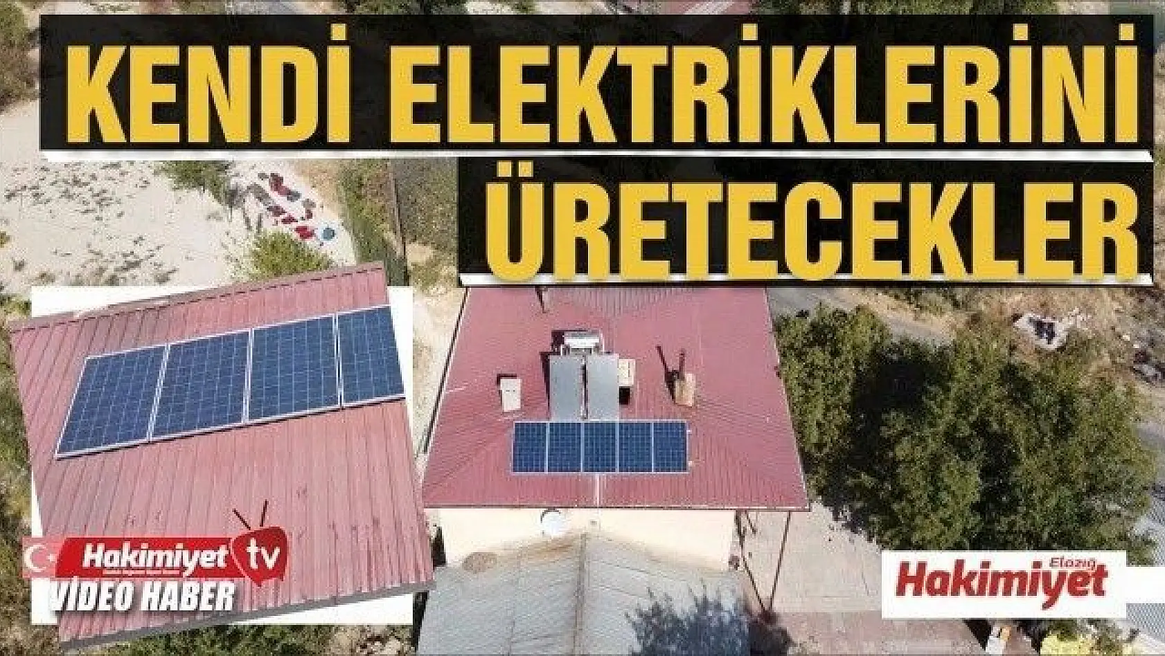2 köyde çatılara kuruldu, artık kendi elektriklerini üretecekler