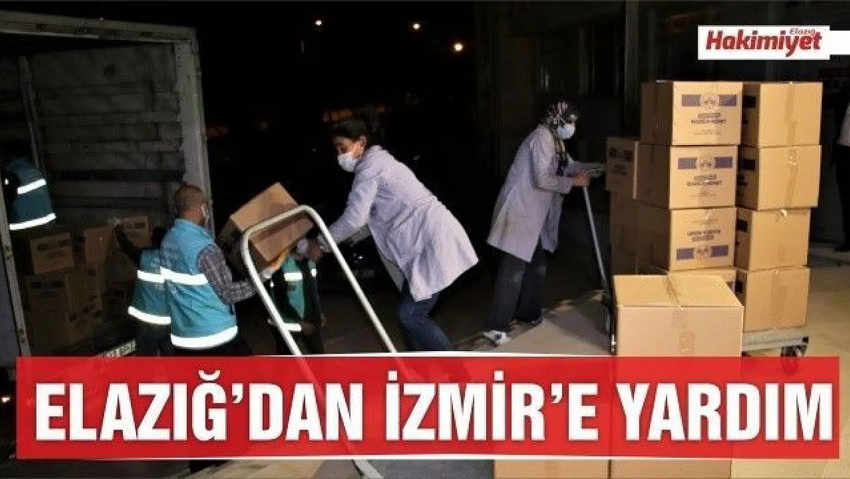 Deprem bölgesi Elazığ'dan İzmir'e yardım