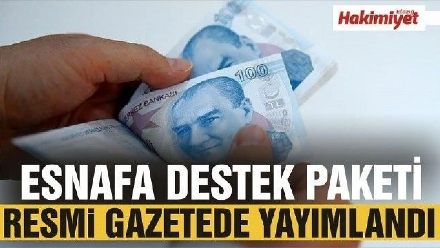 Esnafa destek paketi Resmi Gazete'de yayımlandı
