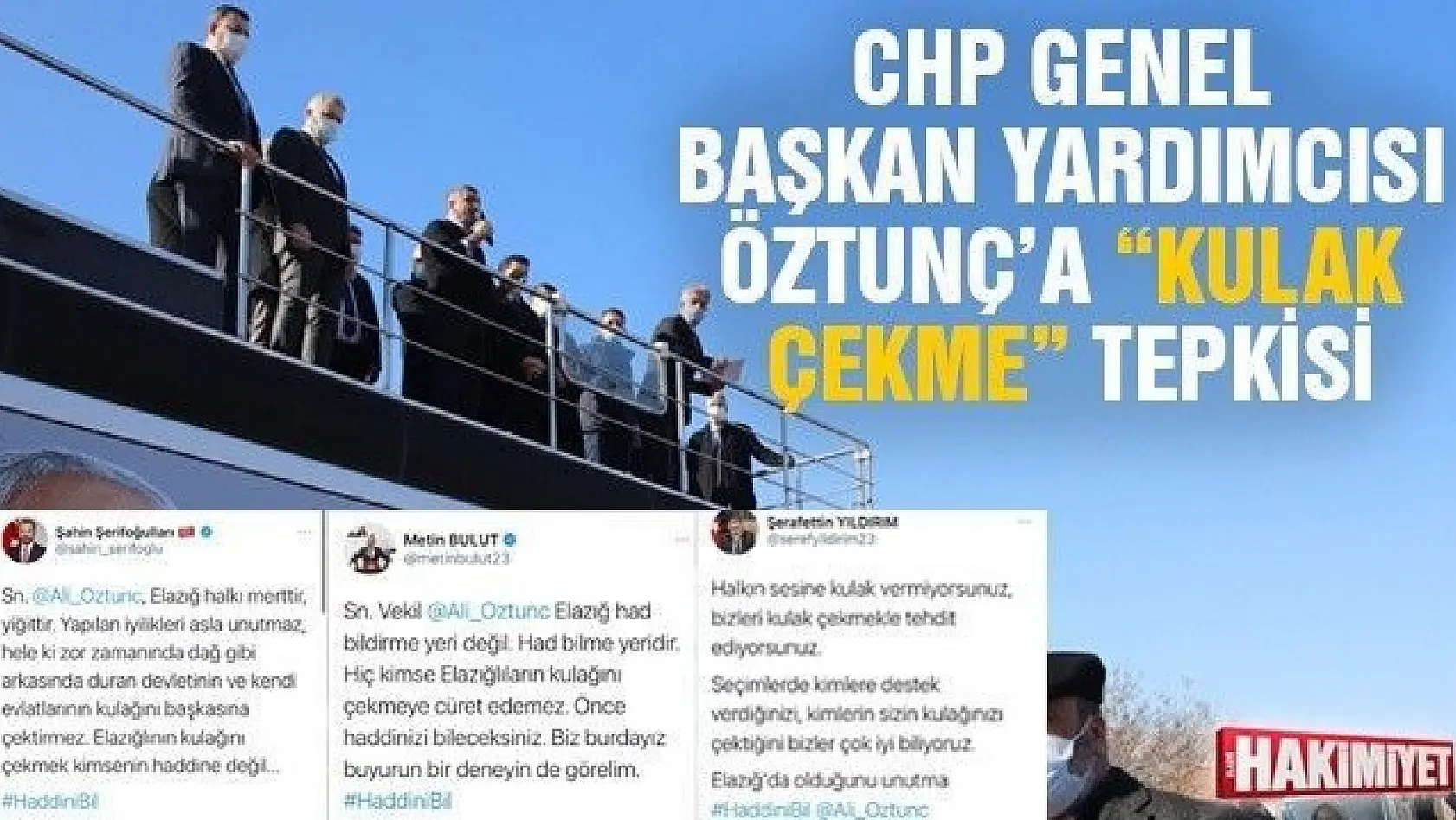 CHP Genel Başkan Yardımcısı Öztunç'a 'kulak çekme' tepkisi