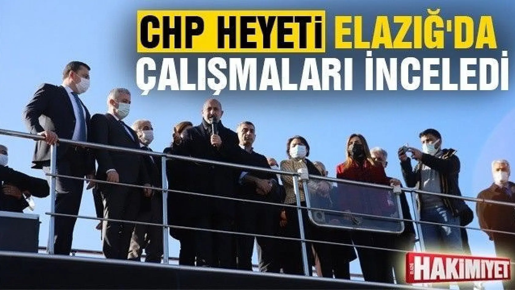 CHP heyeti, deprem bölgesi Elazığ'da çalışmaları yerinde inceledi