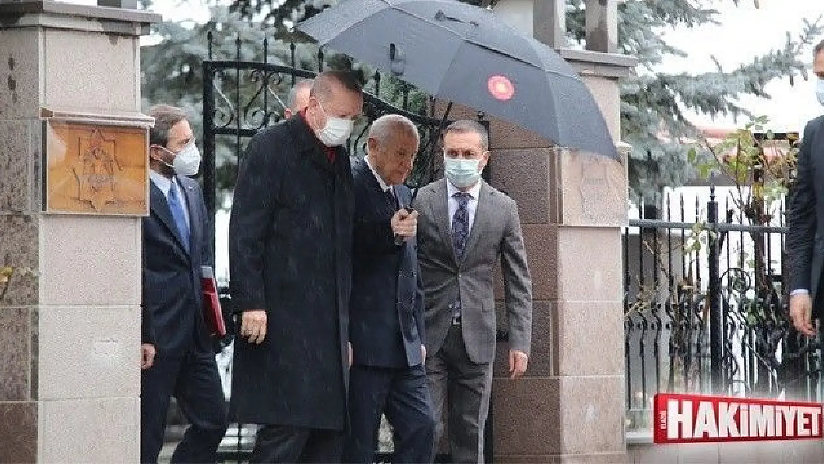 Cumhurbaşkanı Erdoğan, Devlet Bahçeli'yi evinde ziyaret etti