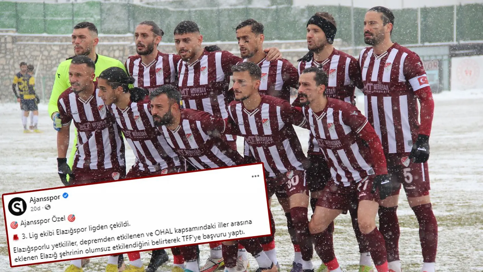 Ajansspor: 'Elazığspor ligden çekildi!'