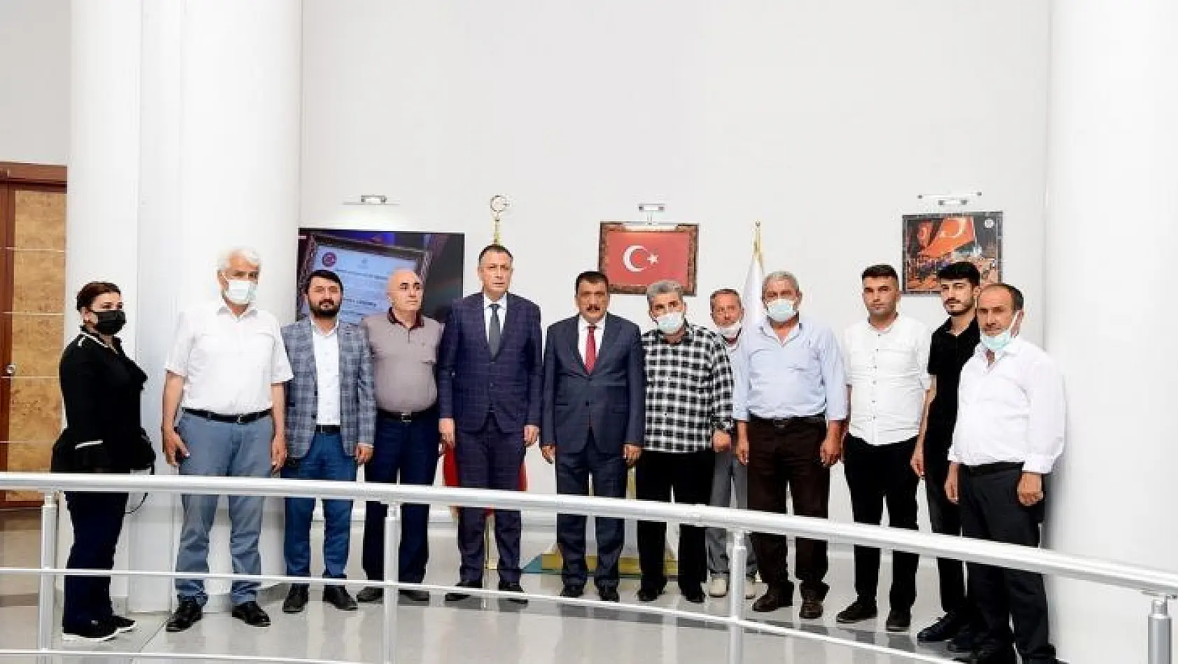 AK Parti yerel yönetimlerden Başkan Gürkan'a ziyaret