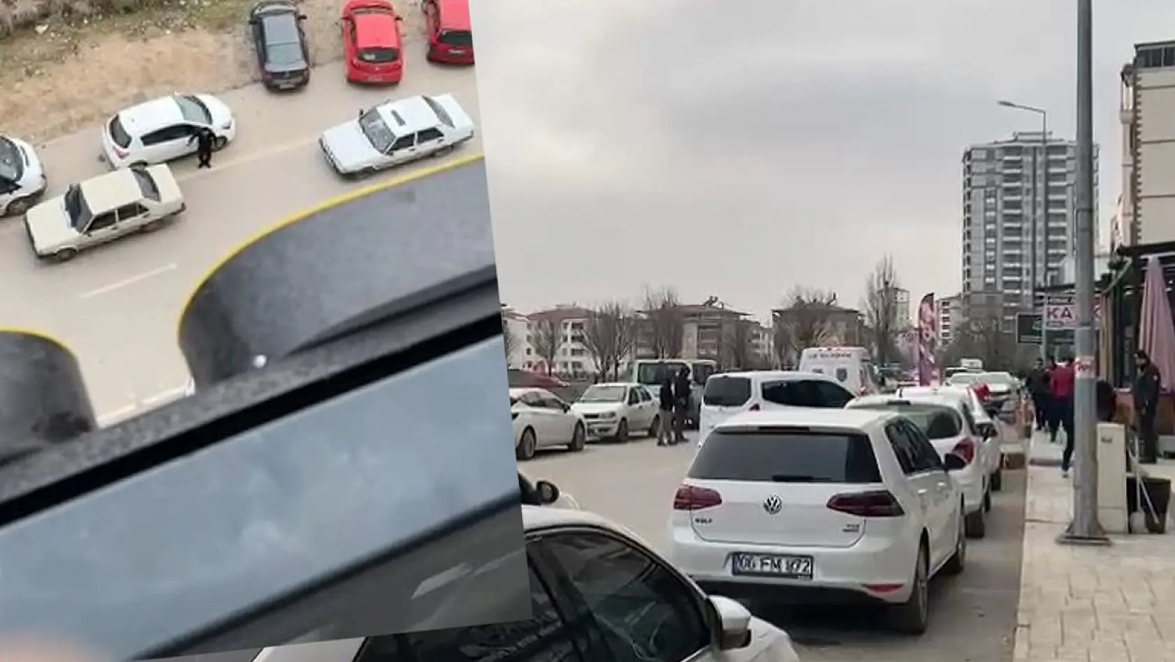 Ataşehir Mahallesi'nde Silahlı kavga Yol ortasında silahla ateş açtılar