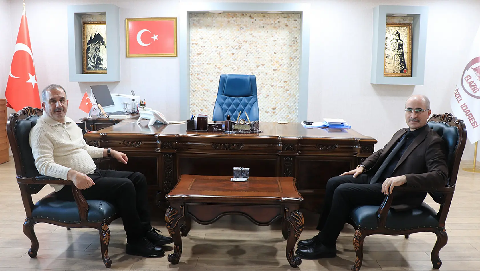 Başkan Alan'dan Ali Şiş'e Teşekkür Ziyareti