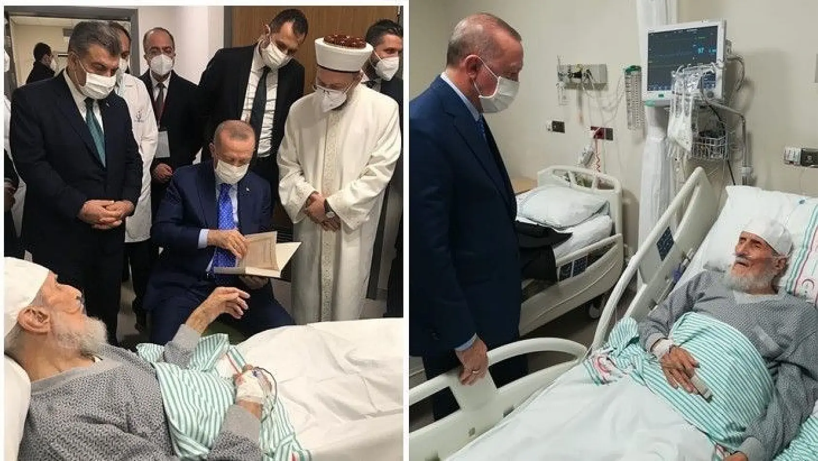 Cumhurbaşkanı Erdoğan'ın Hafız Nazırlı'ya ziyaretini oğlu anlattı