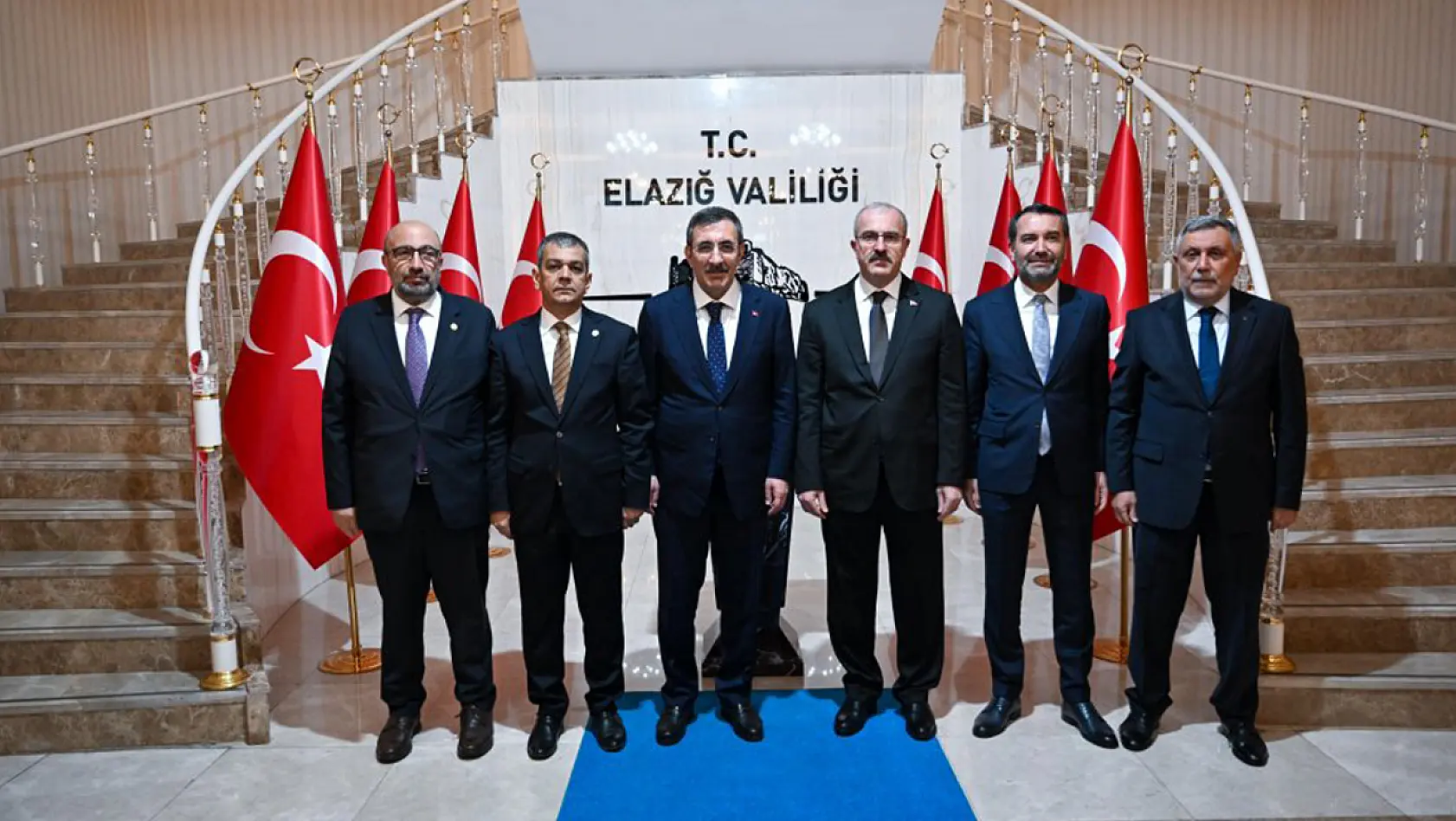 Cumhurbaşkanı Yardımcısı Cevdet Yılmaz Elazığ'a Geldi