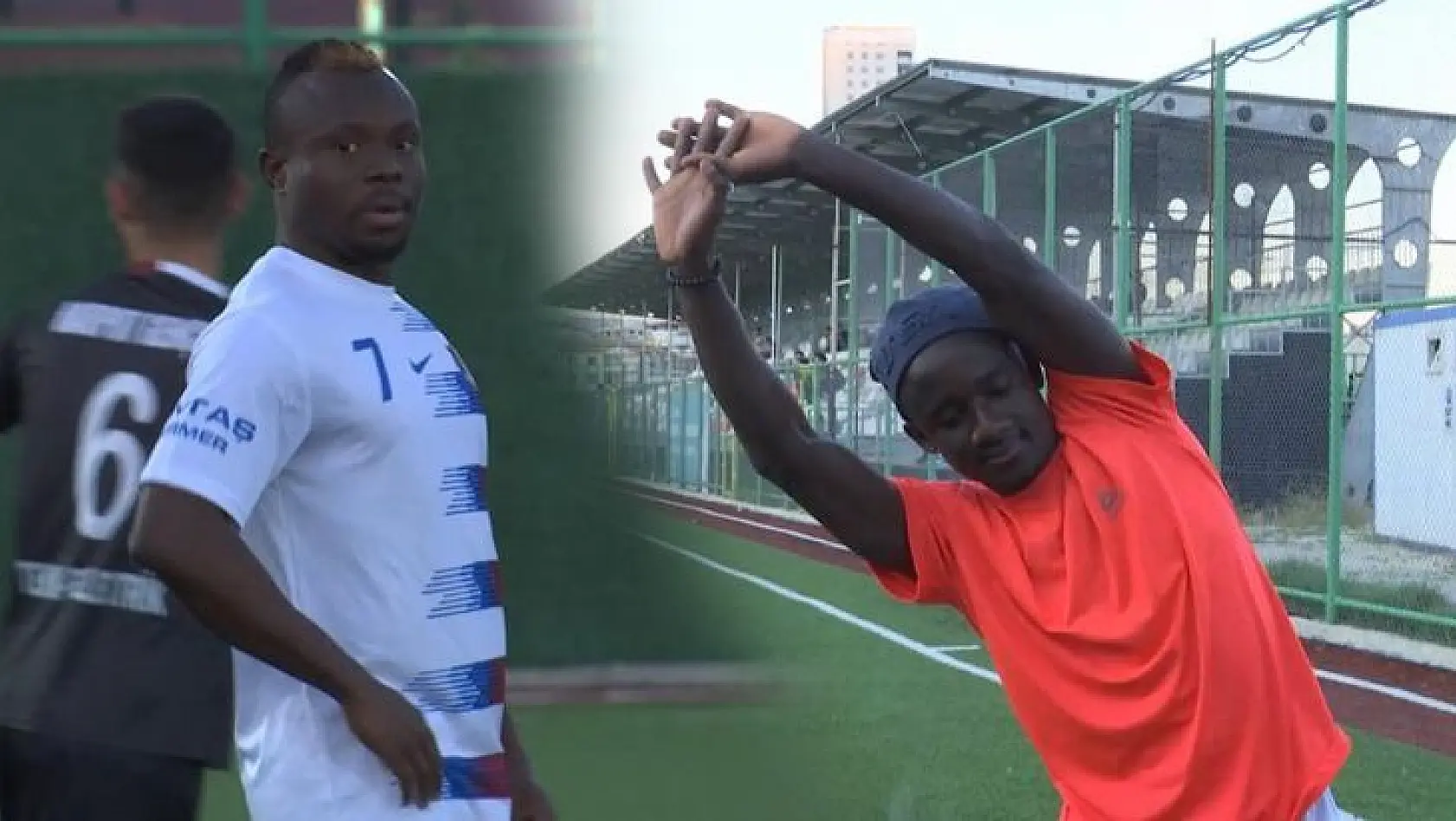 Elazığ'a gelen Afrikalı öğrencilerin hayali futbolcu olmak