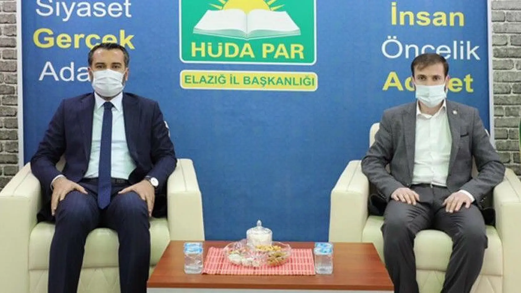 Elazığ Belediye Başkanı HÜDA PAR Elazığ İl Başkanlığını Ziyaret Etti