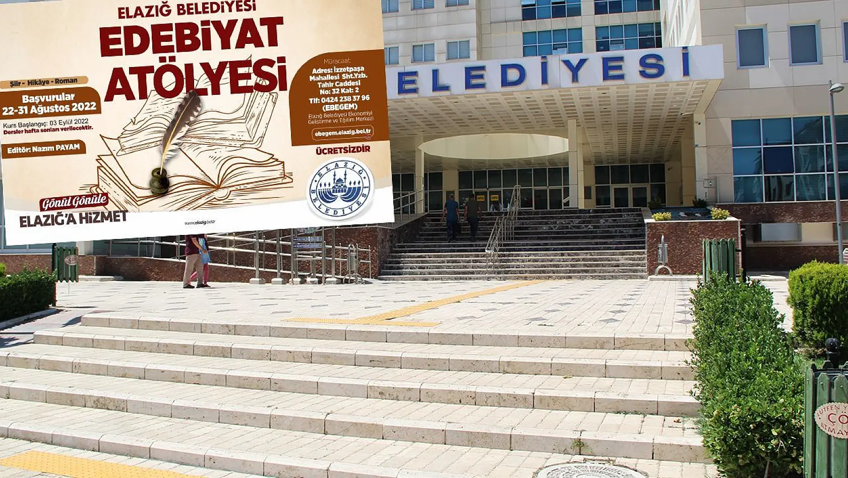 Elazığ Belediyesi 'Edebiyat Atölyesi' Başvuruları Başlıyor