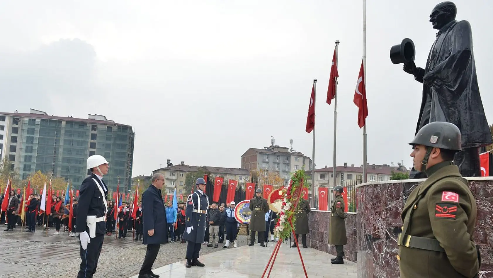 Elazığ'da 10 Kasım Atatürk'ü Anma Günü töreni