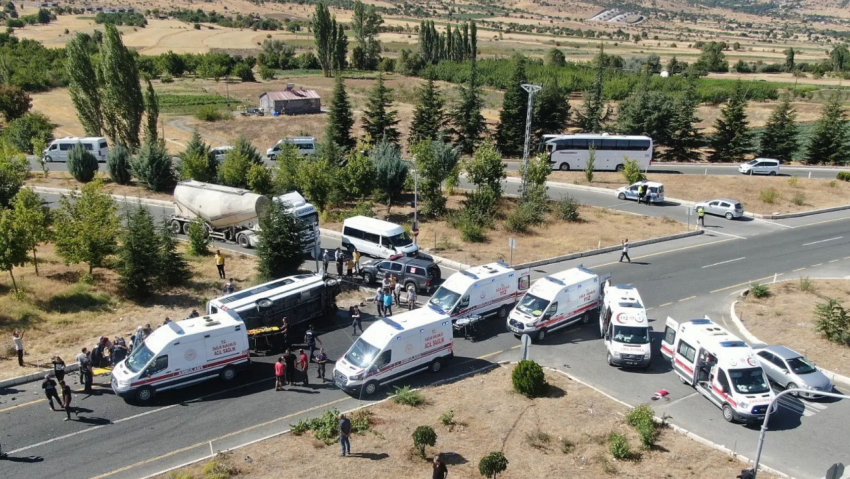 Elazığ'da Eylül Ayında 256 Trafik Kazası Meydana Geldi