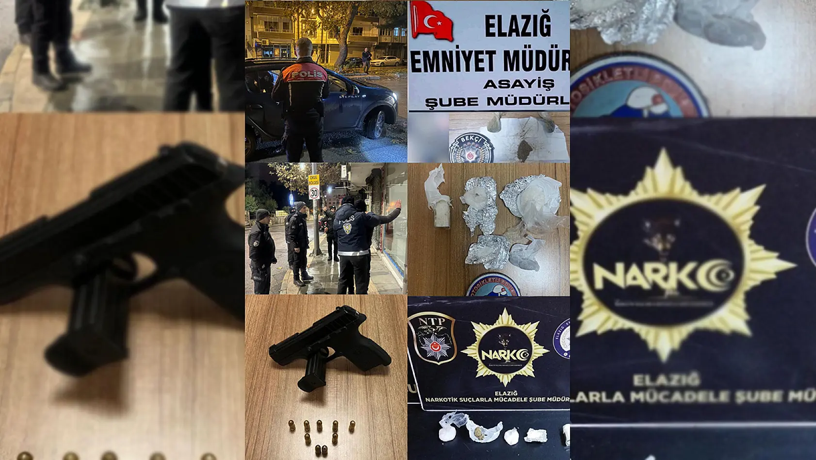 Elazığ'da Huzur Ve Güven Uygulaması: 2 Bin 413 Kişi Denetlendi, Aranan 9 Kişi Yakalandı
