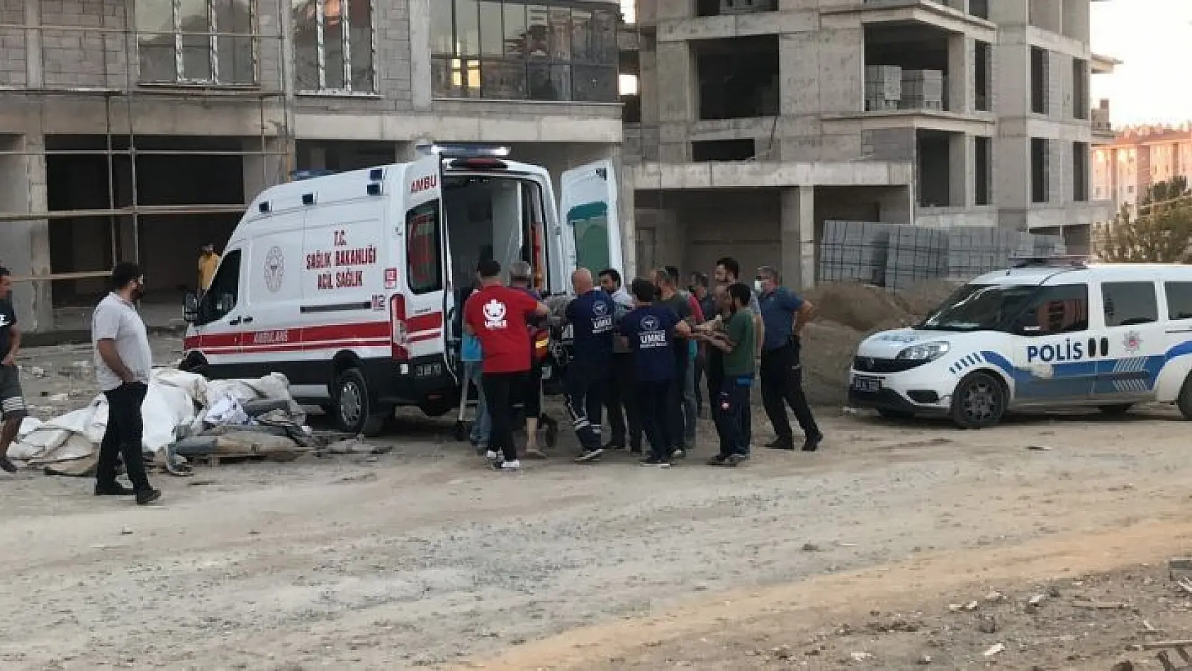 Elazığ'da inşaatın 7. katından düşen işçi hayatını kaybetti