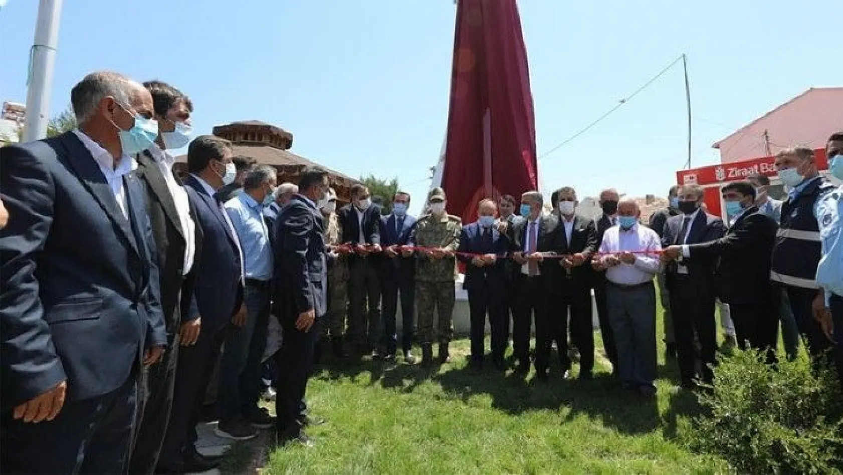 Elazığ'da temel atma ve şehitlik anıtı açılış programı